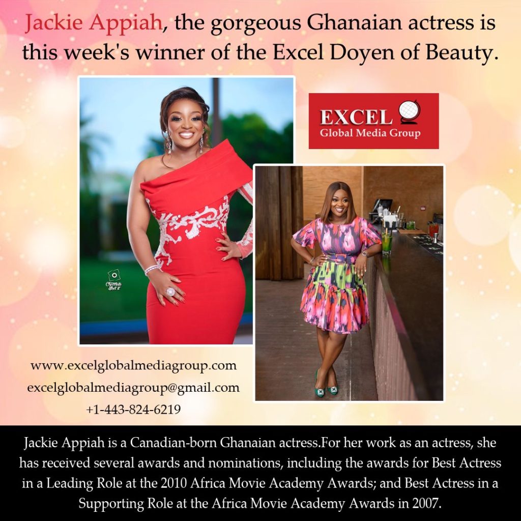 Jackie Appiah Emerges Excel Doyen Of Beauty