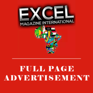 EXCEL MAGAZINE INTERNATIONAL FULL PAGE ADVERTISEMENT