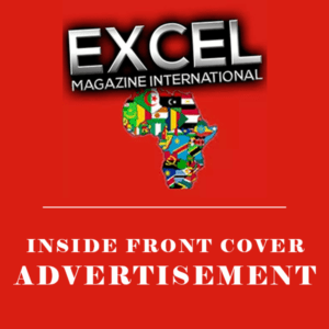 EXCEL MAGAZINE INTERNATIONAL INSIDE FRONT COVER ADVERTISEMENT